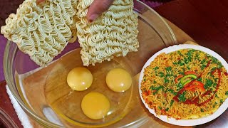 Tasty Cook the Noodles and the Eggs this way the result is amazing amp Easy to make 👌 [upl. by Sivart786]