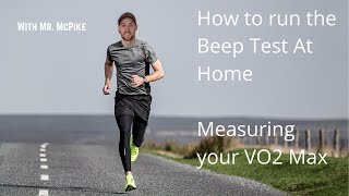 How To Run The Beep Test At Home Measuring Your VO2 Max [upl. by Etteve691]