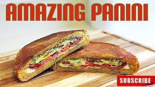 Best Panini 😋 Italian Panini Sandwich recipe 🇮🇹 [upl. by Nehttam994]