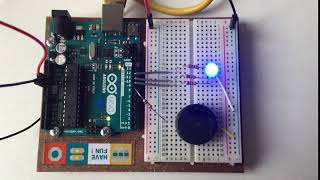 Syrena policyjna z diody RGB i piezo buzzera  Arduino UNO [upl. by Freedman]