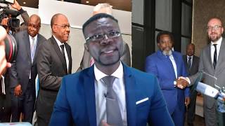 KABILA ET PREMIER MINISTRE BELGE NA NEW YORK [upl. by Yrokcaz]