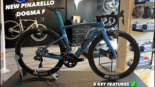 First Look New Pinarello Dogma F  5 Key Features [upl. by Stanwood]