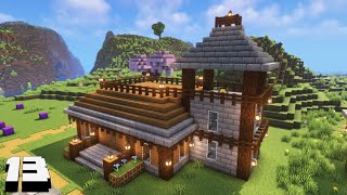 How to build a Minecraft Village from Scratch  Pt 13 Cartographers House [upl. by Llekim314]