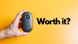 Mouse Wireless Minimalis  Review Logitech Pebble M350 [upl. by Dredi540]