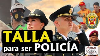 👮‍♂️ TALLA para ser POLICÍA 💪 EESTP EO y Asimilación [upl. by Ainej]