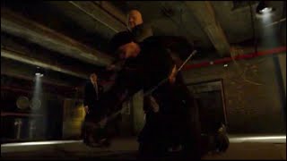 Daredevil vs Wilson Fisk Primera Pelea  Pelea en la bodega  DAREDEVIL 1X09 [upl. by Eitirahc621]