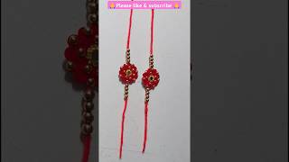 Homemade Rakhi artandcraft homecraft rakhsabandhan brothersister diy trending viralshorts [upl. by Deonne]