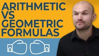 What are the formulas for arithmetic and geometric sequences [upl. by Terle]