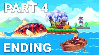 Lunas Fishing Garden Ending Gameplay  Walkthrough Part 4  No Commentary [upl. by Ettelocin798]