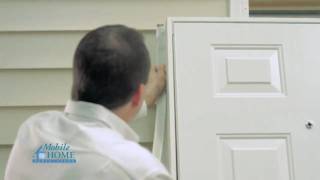 DIY Combination Exterior Door Installation  Mobile Home Parts Store [upl. by Anehsat]