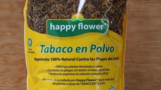 COMO USAR EL TABACO EN POLVO EN EL JARDIN HD [upl. by Berkley476]