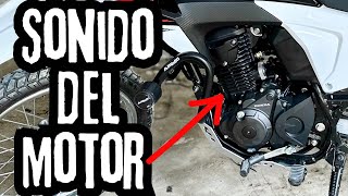 SONIDO del MOTOR Honda Xr 190L😟con menos de 20 kilómetros💢⬆️ [upl. by Aspasia]