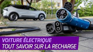 Voiture électrique TOUT SAVOIR sur la recharge à domicile et sur les bornes [upl. by Elocaj541]