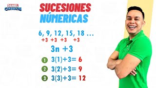 SUCESIONES NÚMERICAS Super facil  Para principiantes [upl. by Eissed]