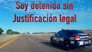 Detención ilegal en carretera federal 🚓amenaza de remolcamiento de vehículo [upl. by Accire]