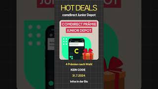 comdirect Junior Depot Prämie gratis [upl. by Sidonia352]