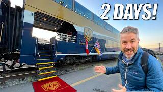 2 DAYS on Canada’s LUXURY TRAIN Rocky Mountaineer 🇨🇦 [upl. by Attevad]