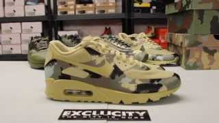 Nike Air Max 90 Camo quotItalyquot Unboxing Video at Exclucity [upl. by Agn]