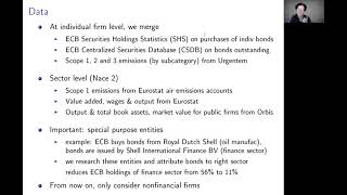 How Unconventional is Green Monetary Policy [upl. by Ahsinrev]