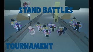 Your Bizarre Adventure STAND BATTLES TOURNAMENT [upl. by Netsrejk]