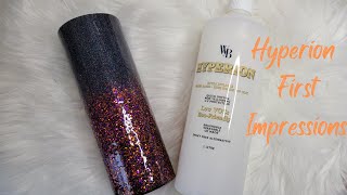 Hyperion Glitter Tumbler First Impressions I Period Six Designs [upl. by Bledsoe]