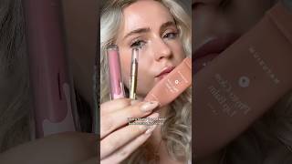 ⁠augustahaynes subscribe for more makeup 🎀 makeuptutorial lipcombo nudelip [upl. by Barta]