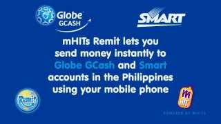 Send Money to the Philippines by SMS using mHITs Remit [upl. by Ettegirb]