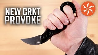 New CRKT Provoke Folding Karambit Knife Available at KnifeCentercom [upl. by Aliam]