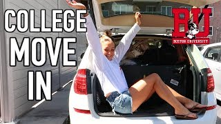 COLLEGE MOVE IN VLOG  BOSTON UNIVERSITY [upl. by Regan]