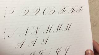 Copperplate Majuscules Parts 4 5 and 6 [upl. by Wil]