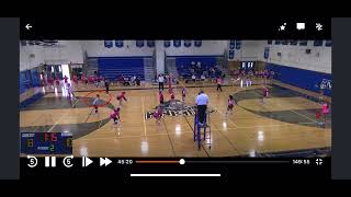 Delia Beuka  2025 libero 109 game highlights 1 ON LI FOR DIGS [upl. by Darcey823]