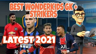 OSM 2021 Best Wonderkids scoutlist part 2  Strikers and Goalkeepers [upl. by Wehttam368]