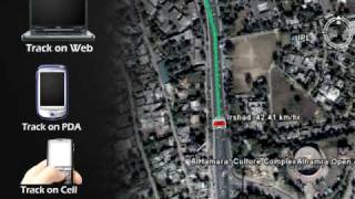 Real Time Vehicle Tracking Over Google Earth [upl. by Dona]