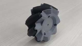 90 mm Mecanum wheel  3D Printed  DIY [upl. by Wilton]