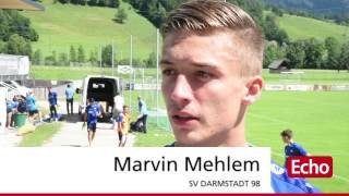 LilienNeuzugang Marvin Mehlem im Trainingslager [upl. by Neural]