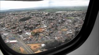 Landing Araxá  TRIP 5375  ATR 72600  SBAX  Runway 34  HD [upl. by Colan]