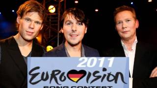 3JS  Je Vecht Nooit Alleen ENGLISH LYRICS VERSION NEW Eurovision 2011 Netherlands HQ [upl. by Frolick138]