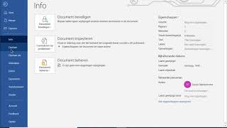 Een bestand maken en opslaan met Word [upl. by Sapphire762]