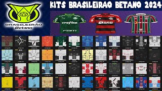 KITS Y PLANTILLAS ACTUALIZADAS BRASILEIRAO BETANO 2024 [upl. by Winnie]