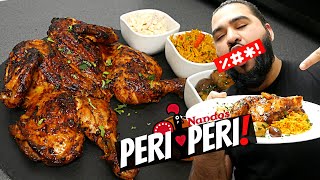 Peri Peri Chicken with Peri Peri Fries and Sauce  Halal Chefs Peri Peri Chicken [upl. by Atnohs]