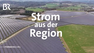 Energiewende konkret Strom aus der Region mit Sonne Wind Gas und Co  Frankenschau  BR [upl. by Petracca]