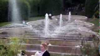 Alnwick Gardens Water Features [upl. by Atikihc589]