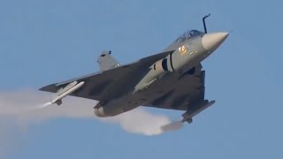 TEJAS LCA DUBAI AIRSHOW DISPLAY  DUBAI AIRSHOW 2021 [upl. by Reynard]