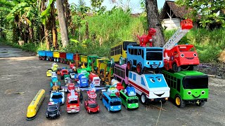 Mantap  Truk Oleng Bongkar Mainan Mobil Mobilan Truk Molen Excavator Loader Mobil Balap Crane [upl. by Kaden]