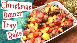 HOW TO MAKE a Christmas Dinner Tray Bake [upl. by Orpha]