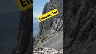 Ellmauer Tor Wilder Kaiser  Tirol  Austria tirol austria ellmau ellmauertor wanderlust [upl. by Huoh]