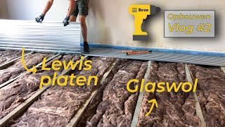 Zelf Glaswol Vloerisolatie en Vloerplaten Plaatsen  Bouw Vlog 2 [upl. by Iahs141]