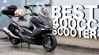 BEST 400CC SCOOTER KYMCO XCITING S 400 REVIEW AND TEST RIDE 2021 [upl. by Ardnoet171]