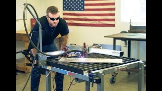 Langmuir Systems CROSSFIRE Personal CNC Plasma Table [upl. by Ayekehs173]