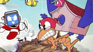 CUPHEAD  BEATING THE BIRD BOSS Wally Warbles quotAviary Actionquot Cuckoo Clock Plane Boss [upl. by Labinnah598]